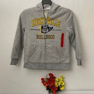 LUCKY BRAND boy’s youth full zip graphic hoodie